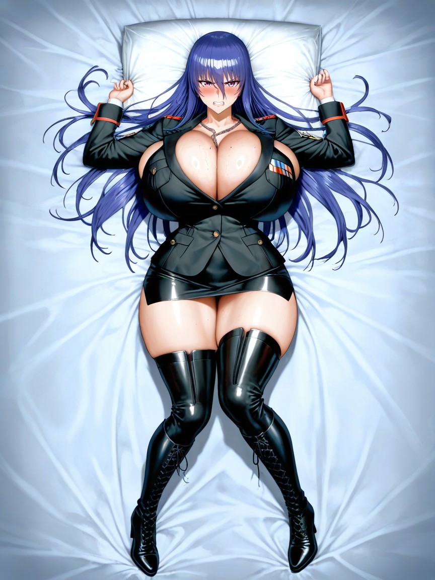 Bust That Seems To Burst, Not Bent, Gigantic Perfect Boobs AI Porn