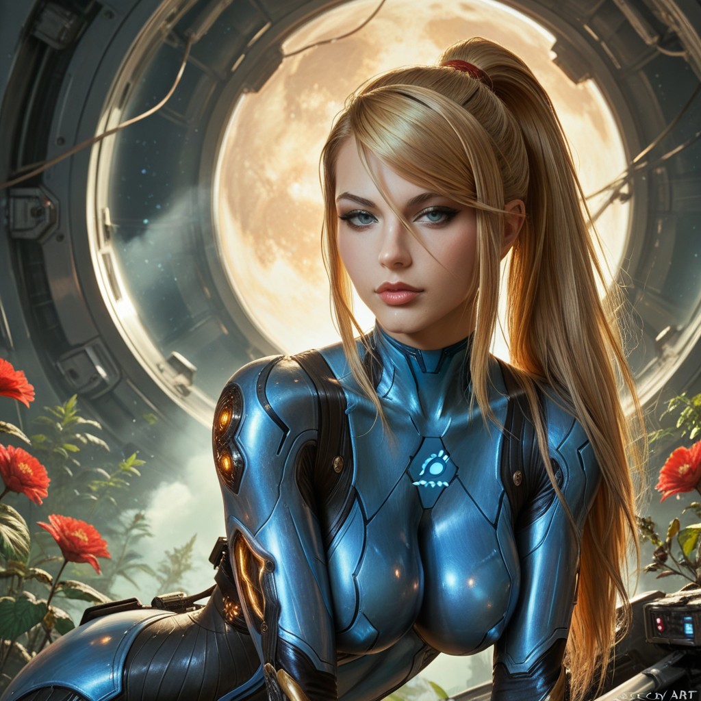 Cyborg Limb, Melkor Mancin Art, Red Warframe AI Porn