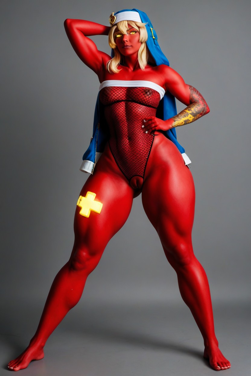 Full Body View, Cosplay, Bare Legs Porno IA
