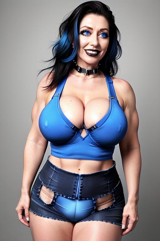 Full Body, Far Modelling, Smirking AI Porn