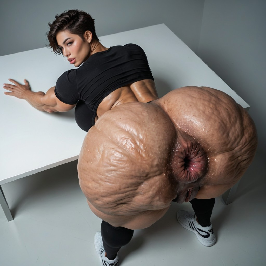 Wide Anus Area, Giant Detailed Anus, Super Detailed Butthole AI黃片