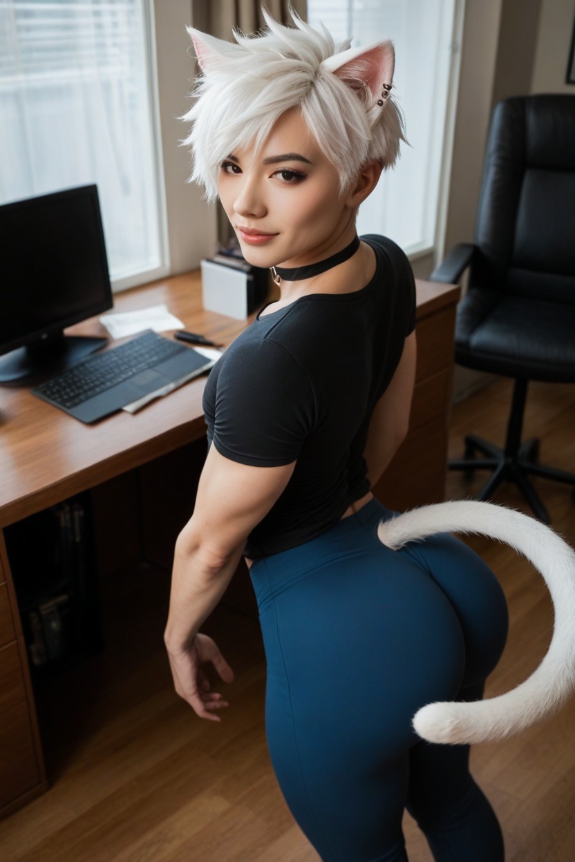 Fit, Hips, Catboy AI Porn