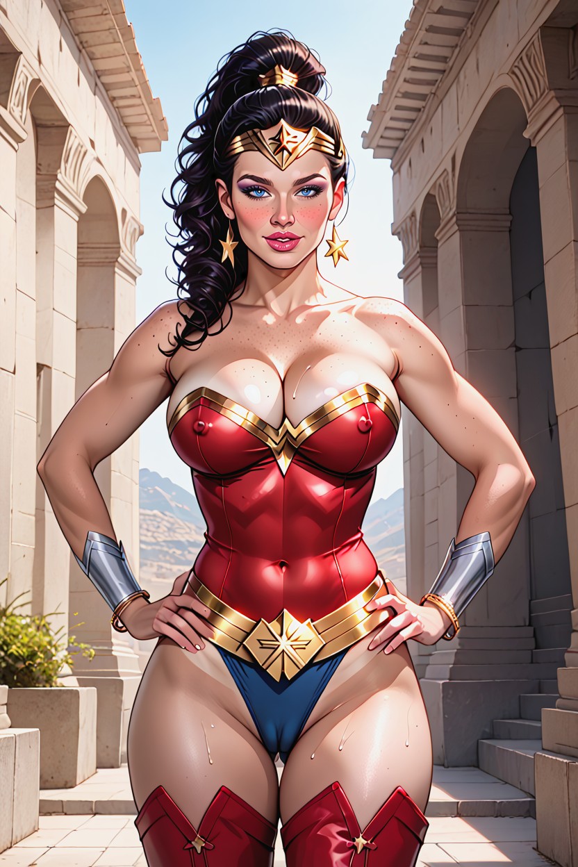 Pornstar, Front View, Moaning AI Porn