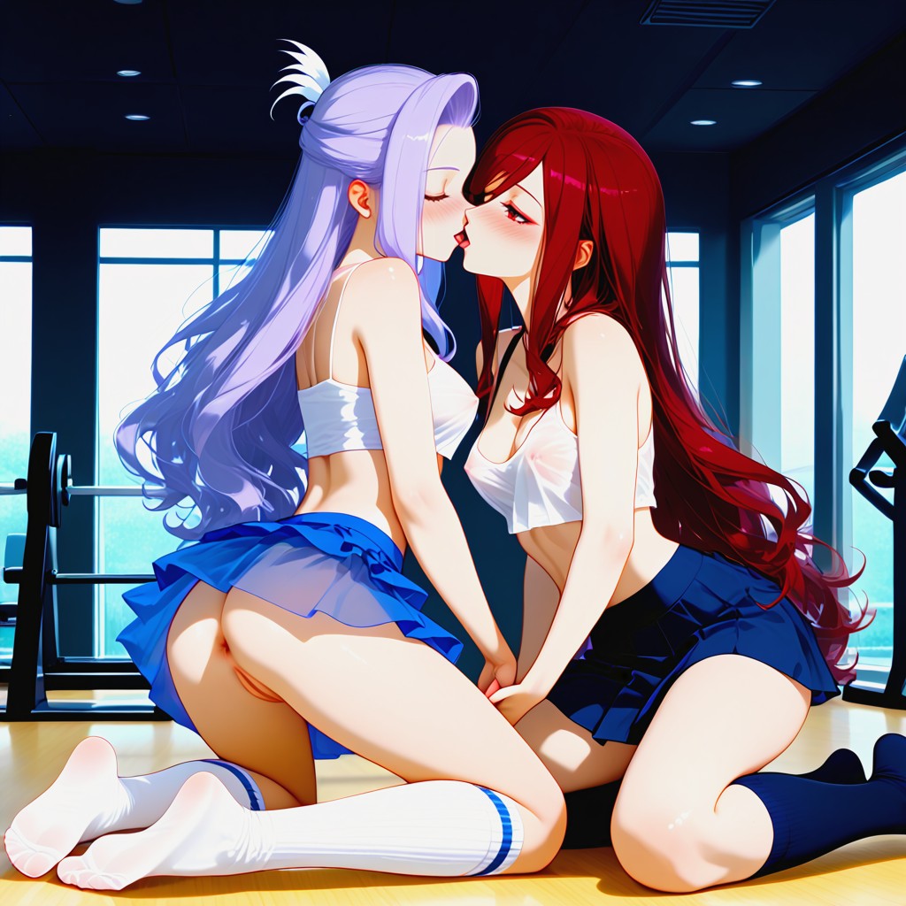 Sexy, モデル, Nipple Slip AIポルノ