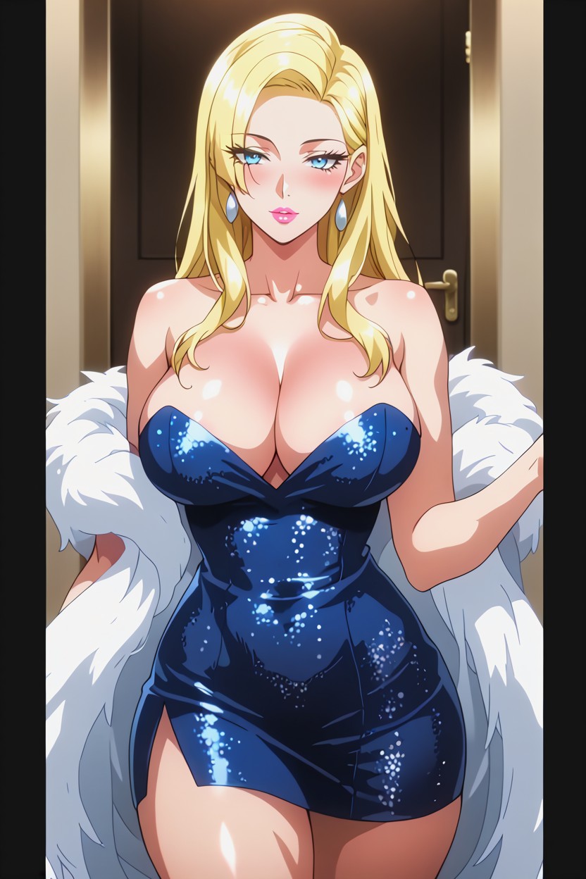 Pink Sequin Dress, Subtle Blush, 20+ AI Porn