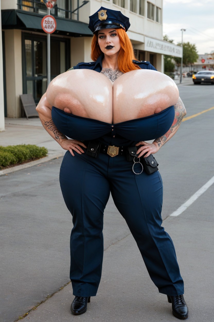 Tattoos, Colossal Breast, Hdr AI Porn