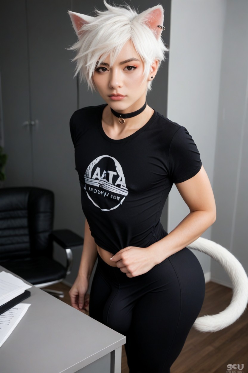 Girly Face, Bored Expression, Japanese Porno IA