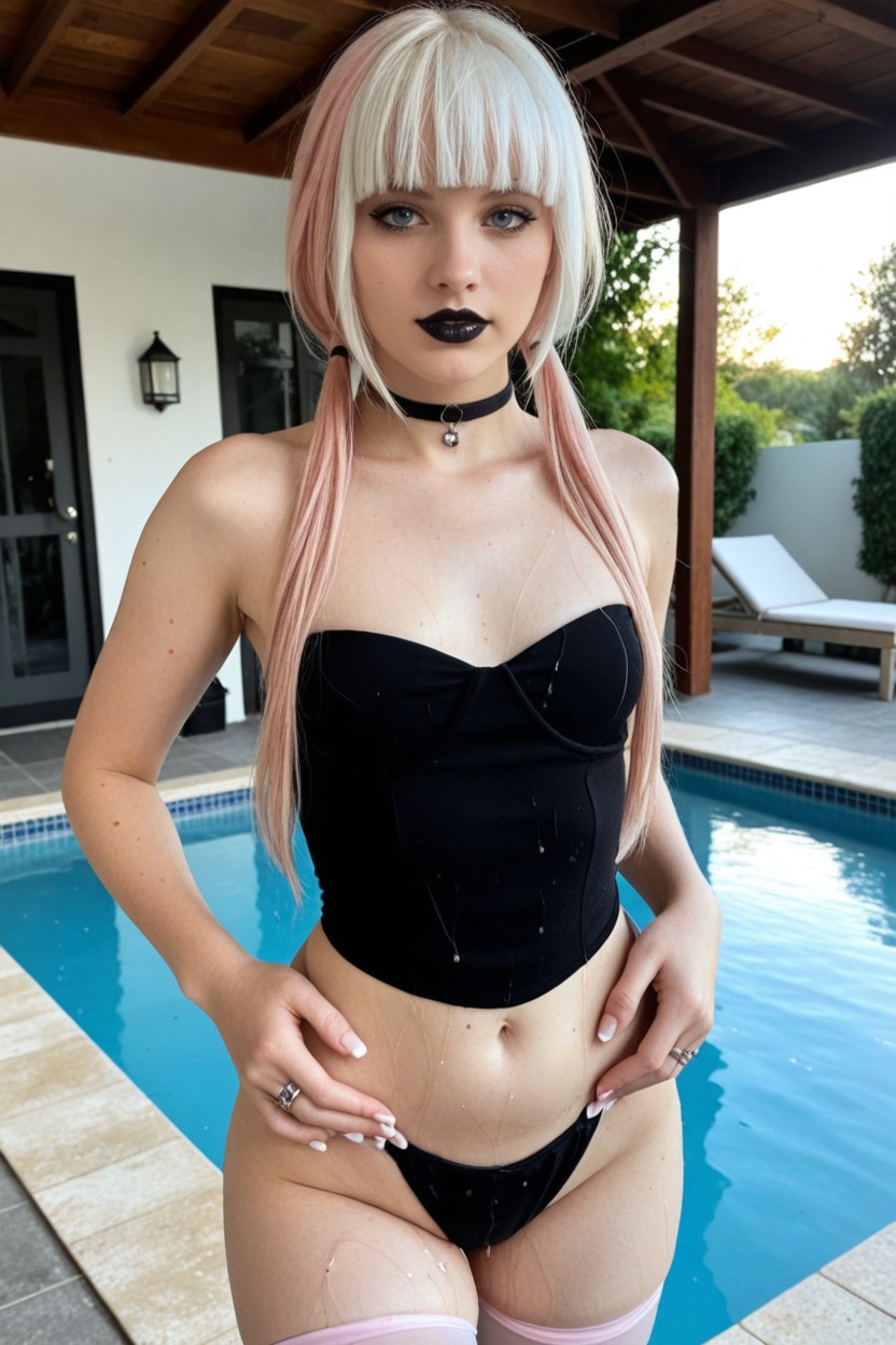 Ultra Pale Skin, Hd, Fringe Bangs Porno IA
