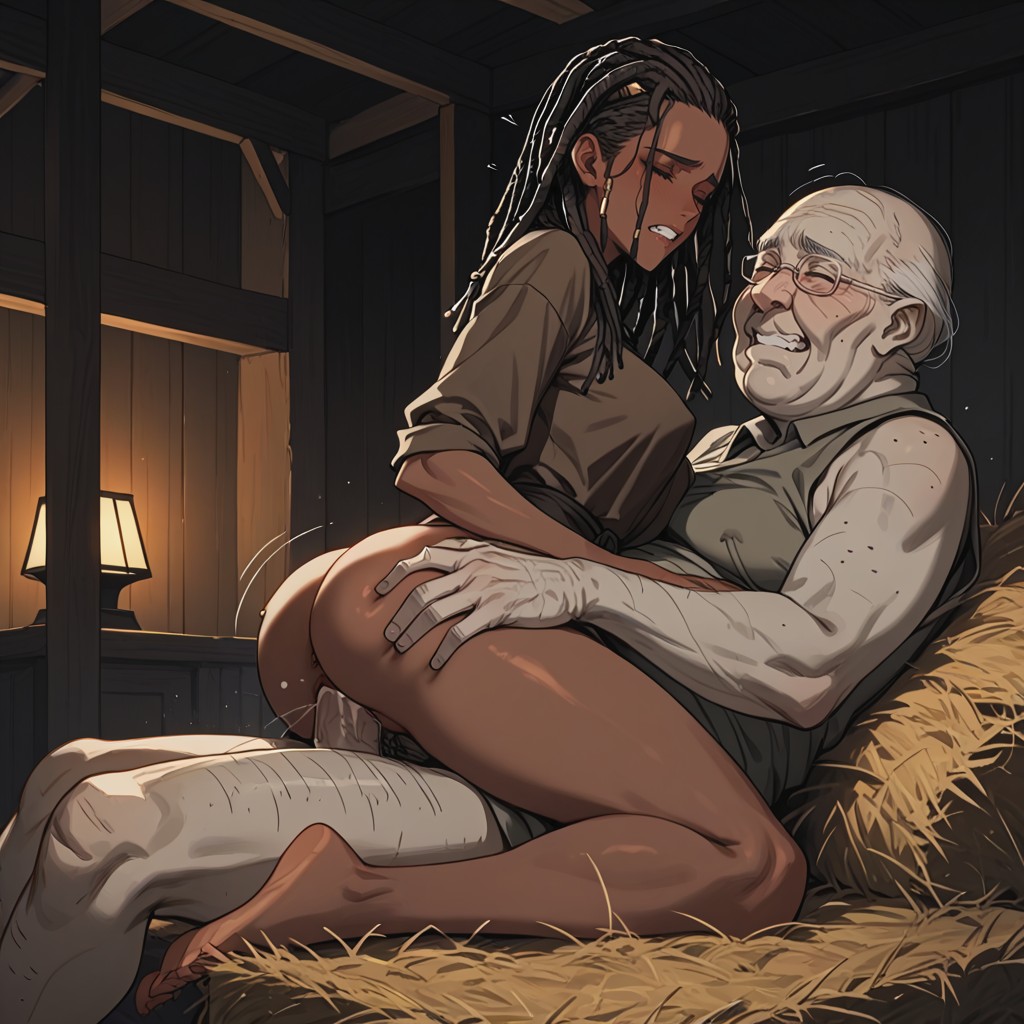 18+, Hay, Dreadlocks AI Porn
