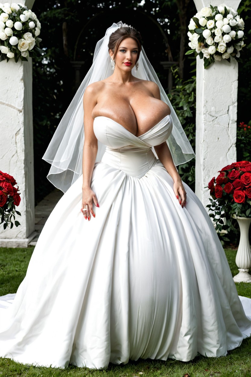 Modelando, Breasts Implants Bigger Three Times Then Head, Ultra High Details Porno IA