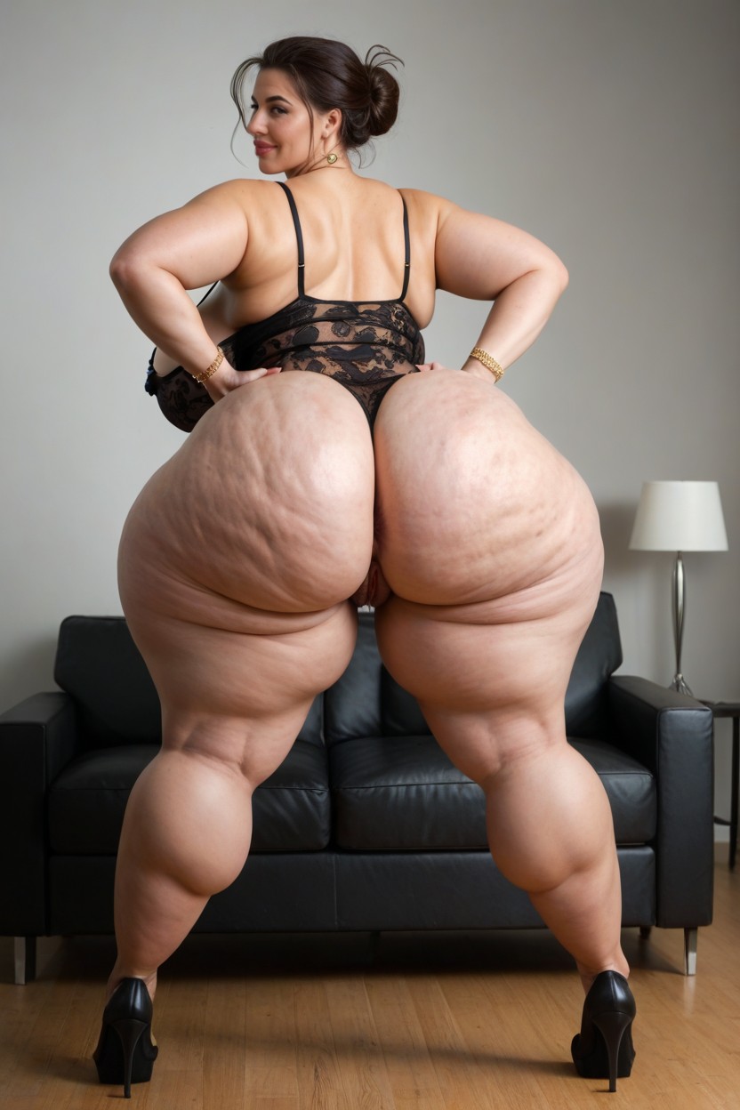 Big Lips, 갈색, Puffy Oversized Pussy AI 포르노