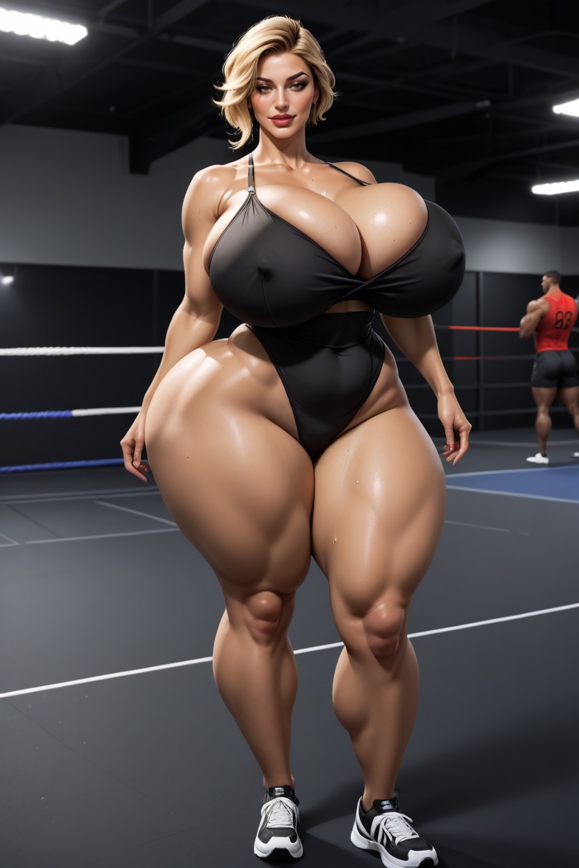 Phat Legs, Cleavage, Lara Croft AI Porn