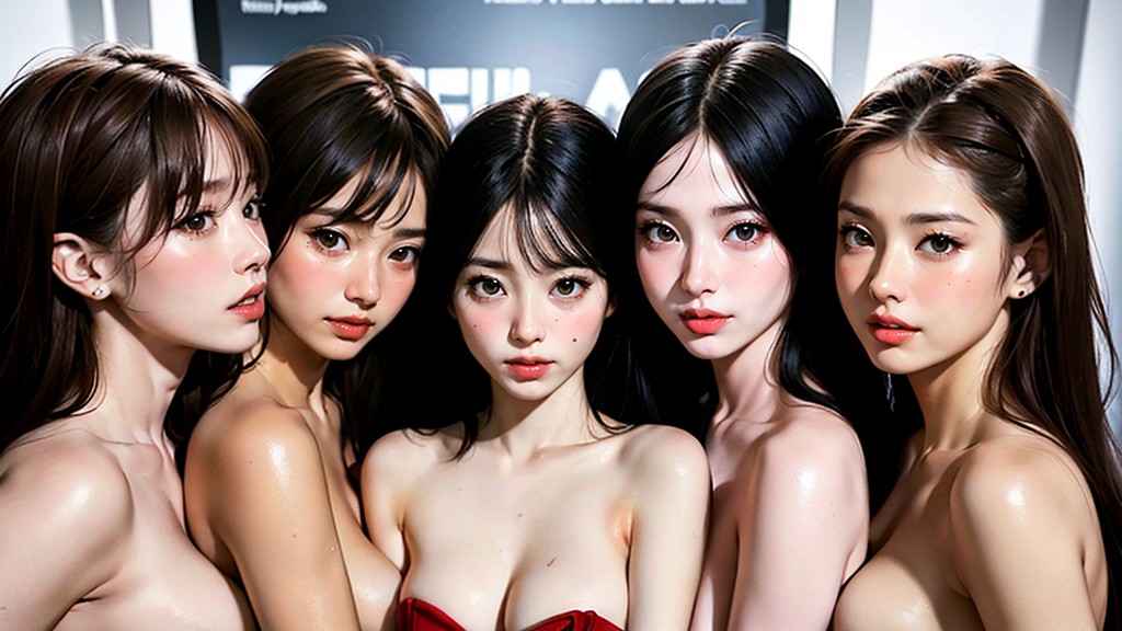 Tiara, Tight Waist, Shining Their Shoulders AI Porn
