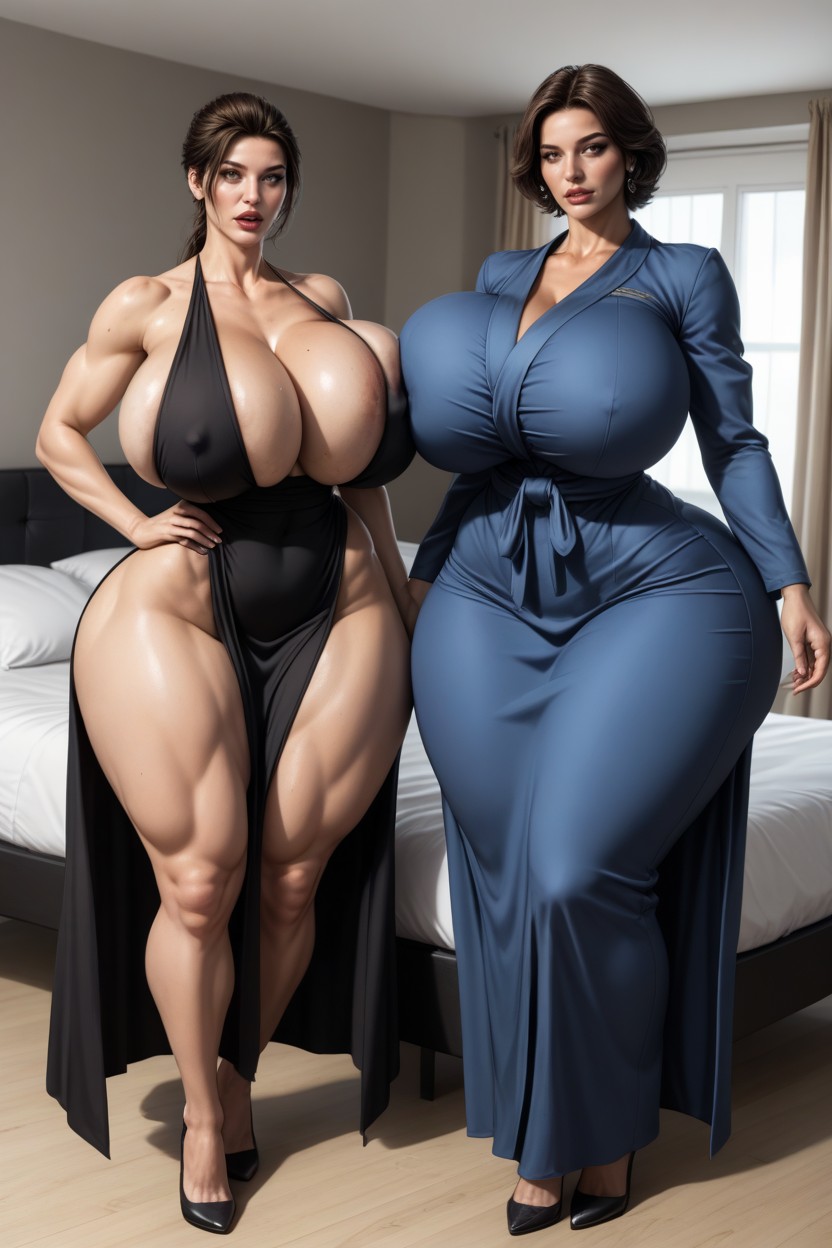 Fit, Shocked, Phat Legs AI Porn