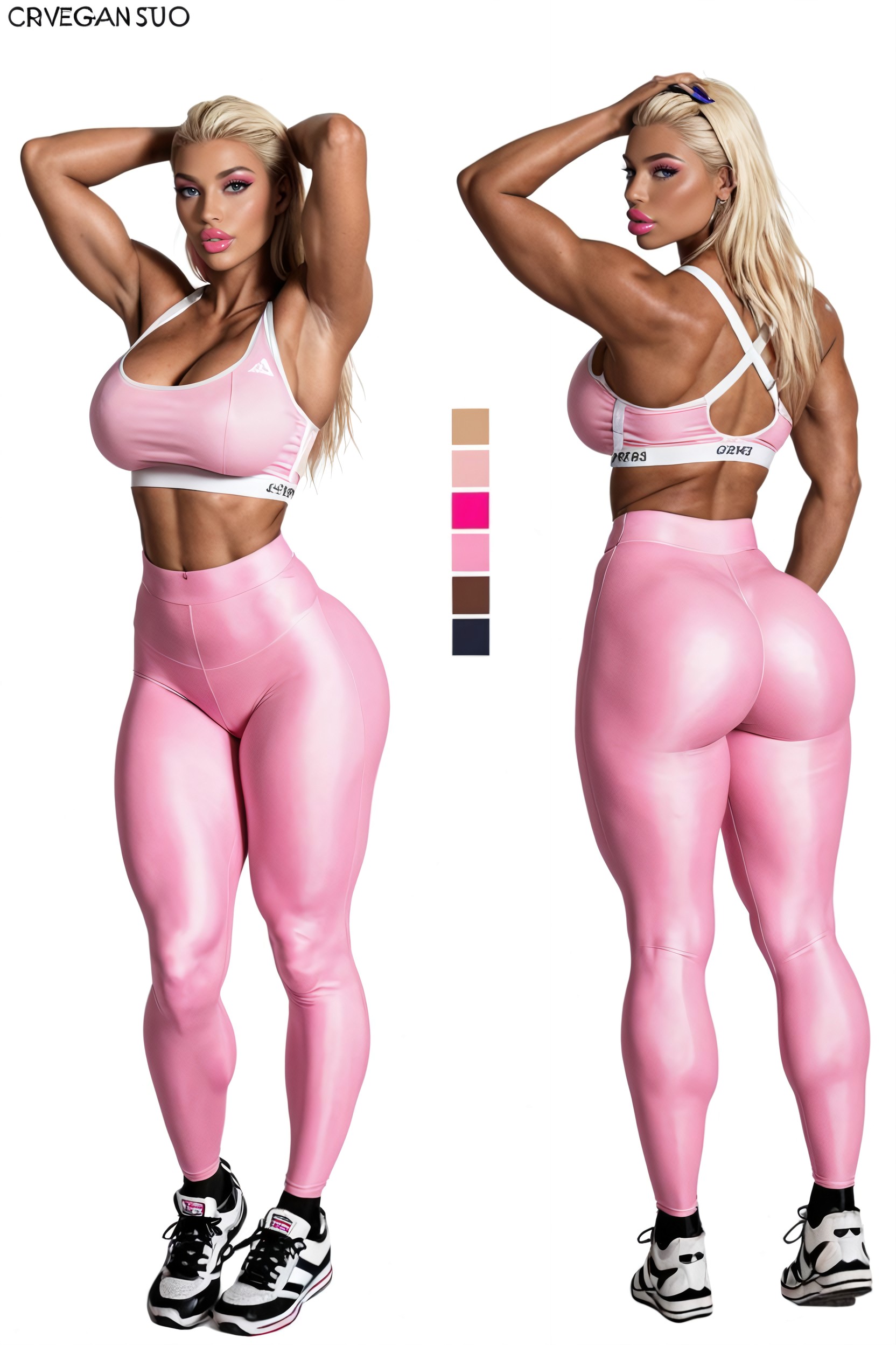 Curvey Lower Body, Athletic Shapely Legs, Athletic Body AI Porn