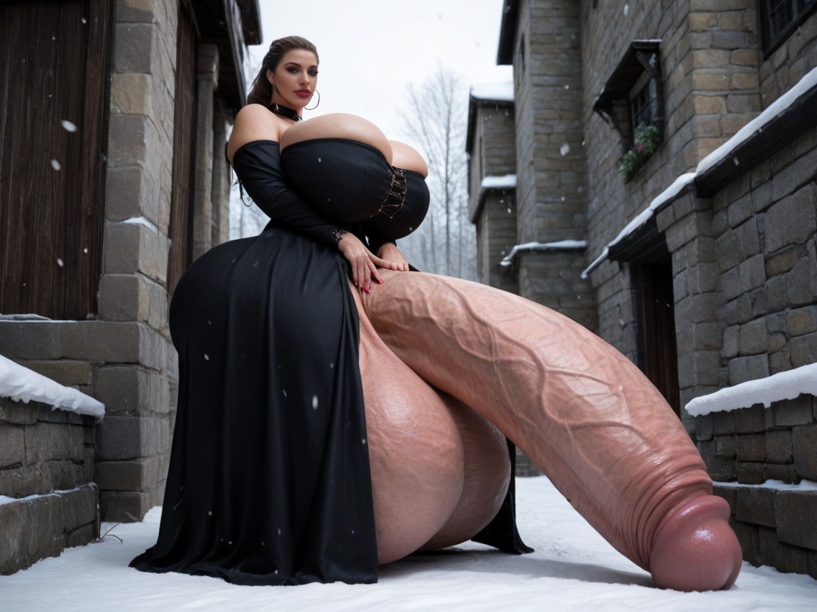 Hyper Long Penis, Hyper Gigantic Booty, Hyper Gigantic Balls Porno IA