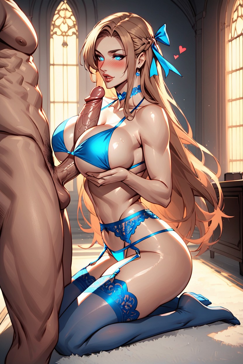 Blue Eyes, 25+, Seductive AI Porn