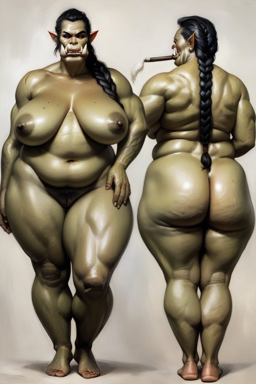 Standing, Shaved Pussy, 單人圖 AI黃片