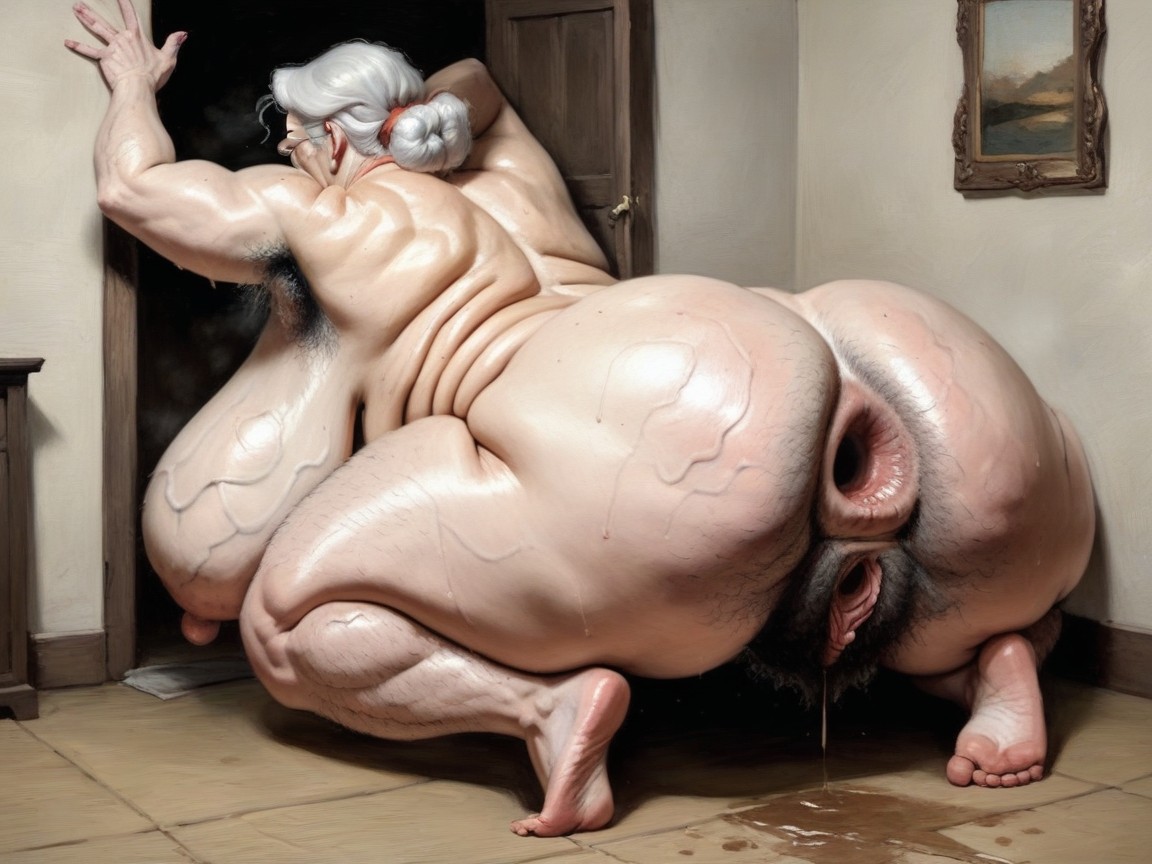 Full Body, Grubby, Sweaty Pussy AIポルノ