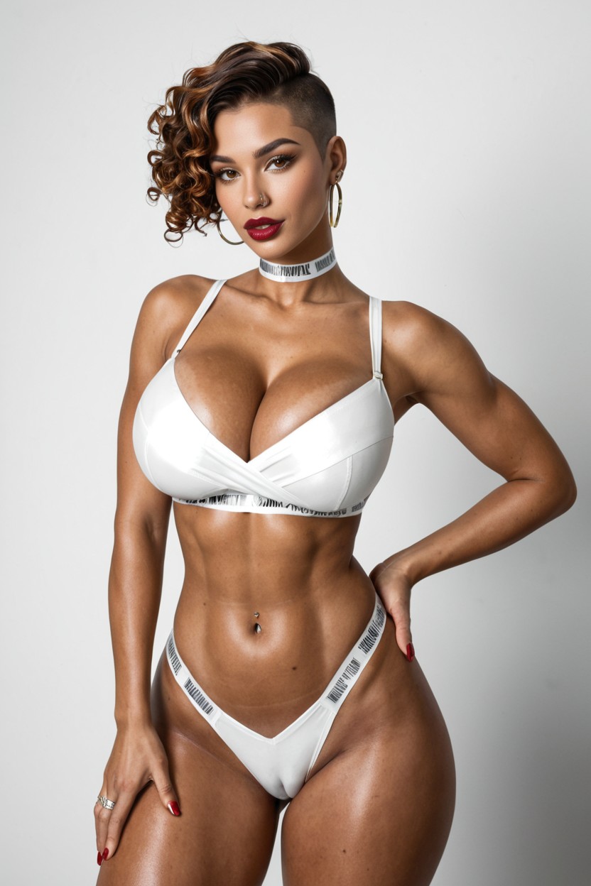 圓潤, Big Breasts, Mulatto Woman AI黃片