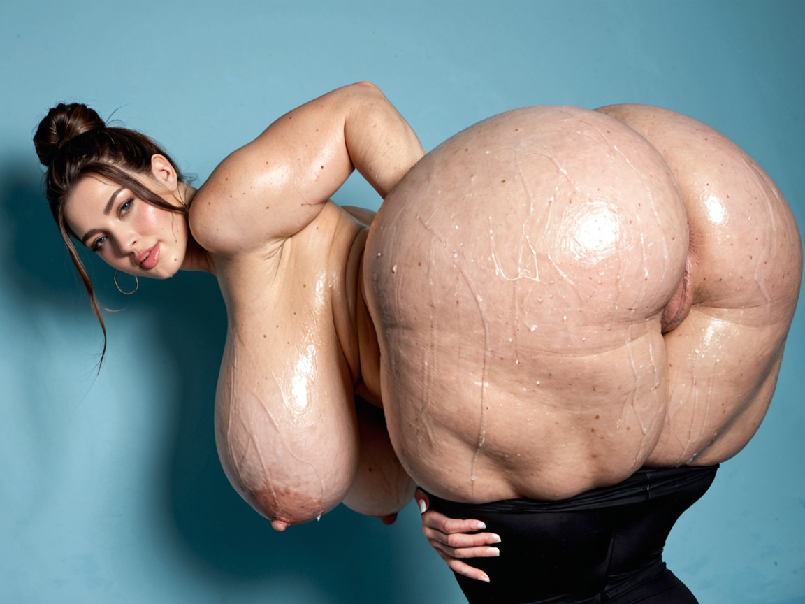 Huge Massive Hips, 粗大腿, 手搭腰 AI黃片