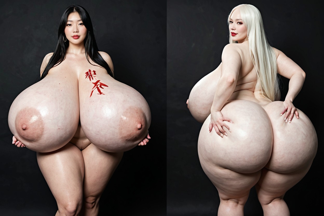 Giant Ass, Huge Ass, Curvy Waist Porno IA