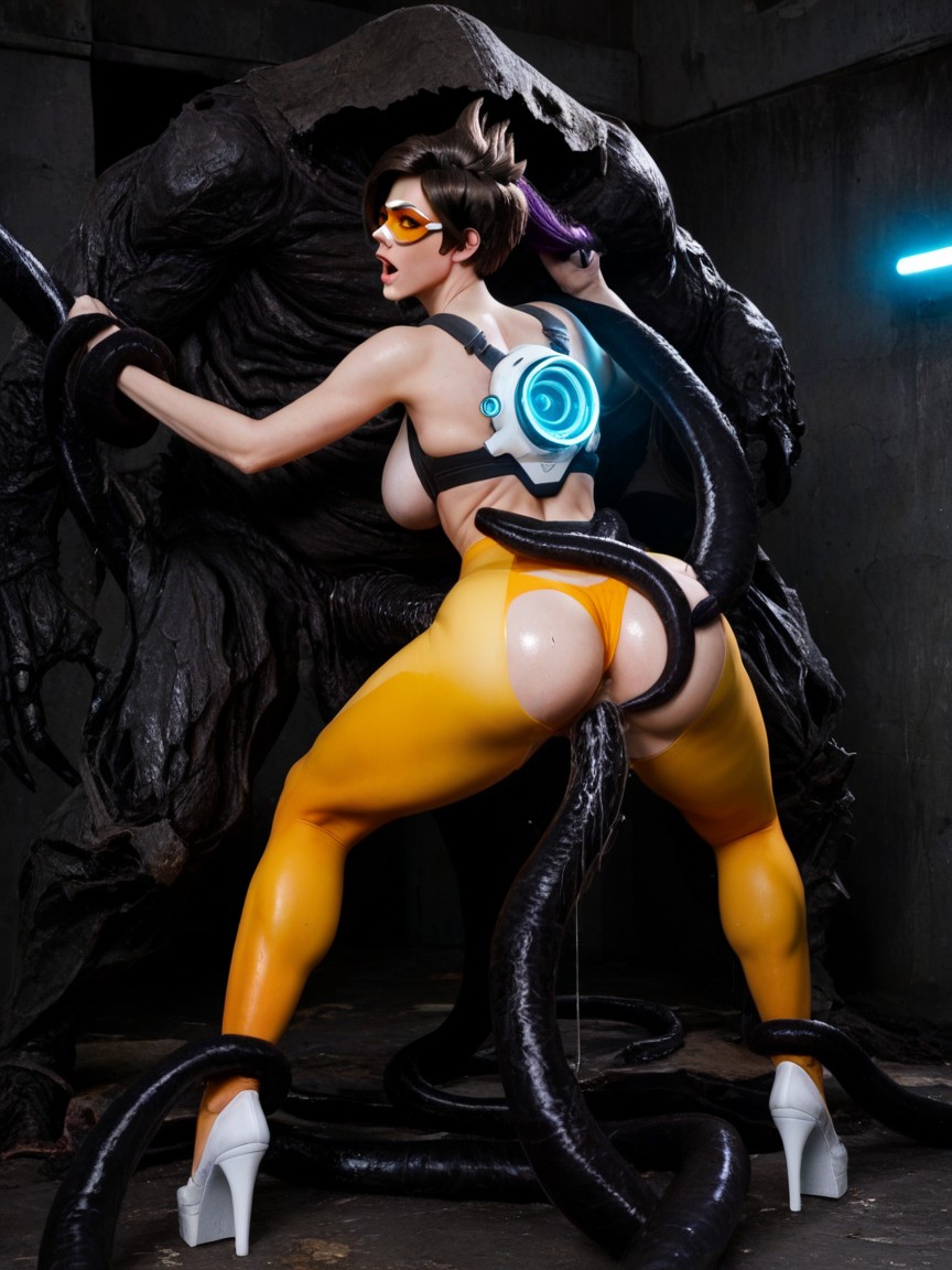 Fucked From Behind, Figura Del Reloj De Arena, Ropa Mojada Porno IA
