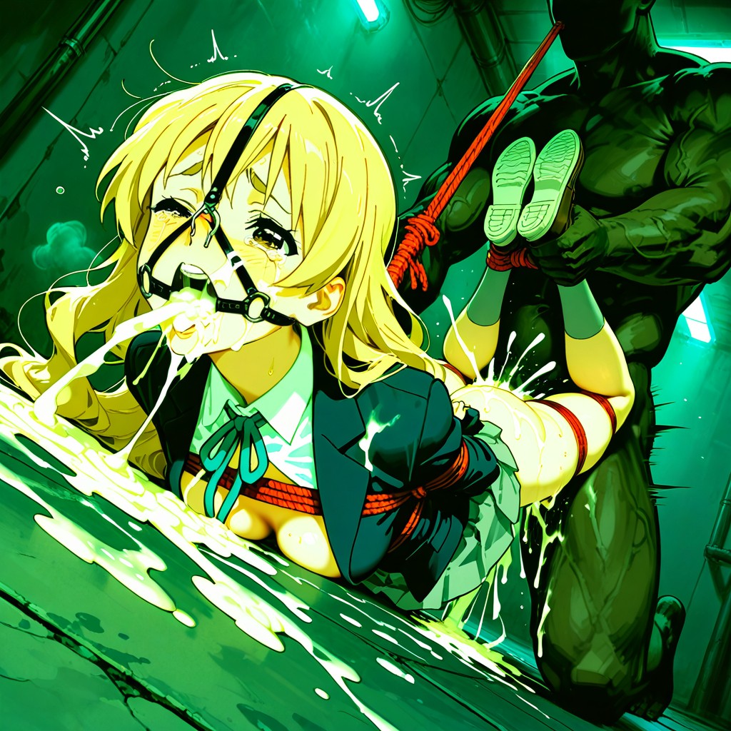 Excessive Maximum Cum, A White Collared Shirt, Attire She Is Wearing A Dark Navy Blue Blazer With Yellow Buttons AIポルノ
