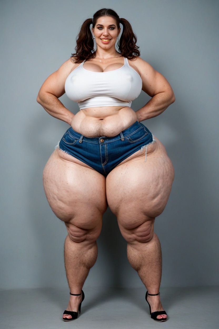 Thick Thighs, Greasy Dirt, Colossal Ass AI Porn
