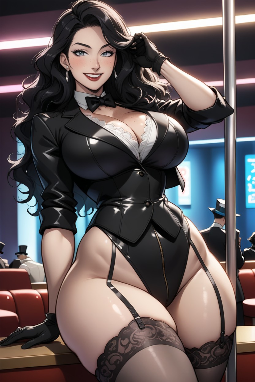 1인, Dc Zatanna, Sleeves Rolled At Elbows AI 포르노