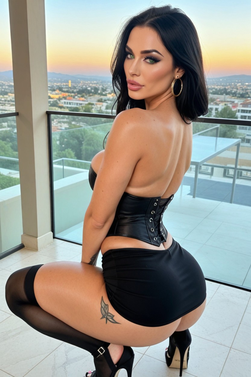 Lacio, Dynamic Sexy Pose, Push Up Bubble Butt Porno IA