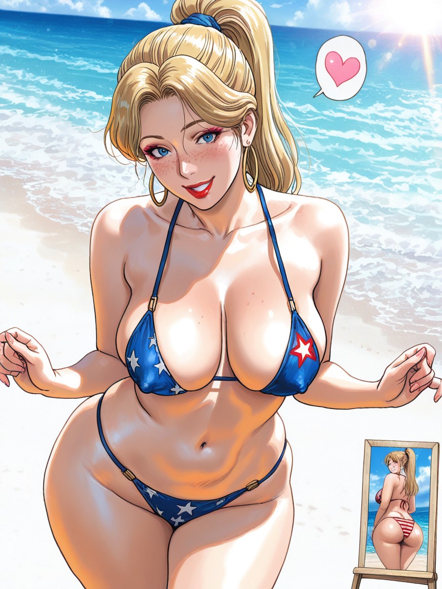 Bouncing Tits, Soleado, Surprised Porno IA