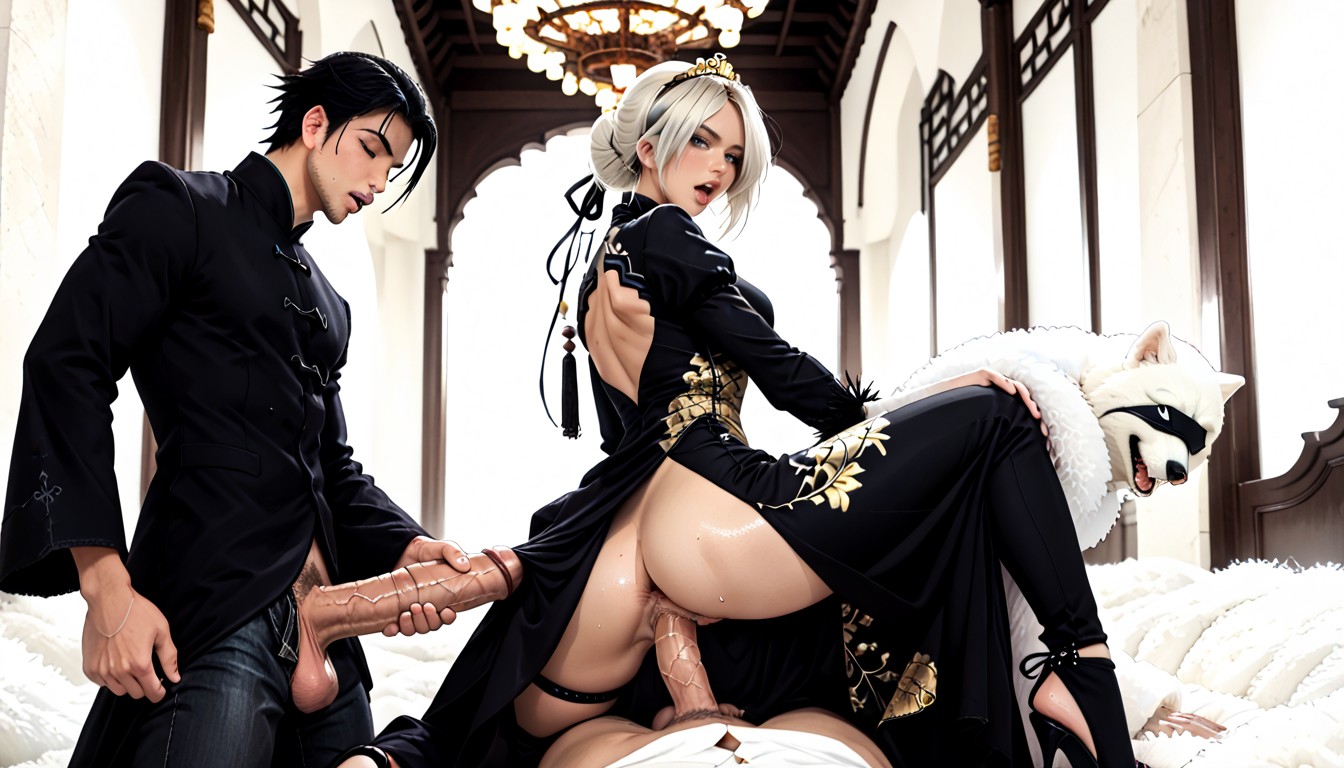 Cayyless Style, Oda Non Art Style, Clothed Sex AI 포르노