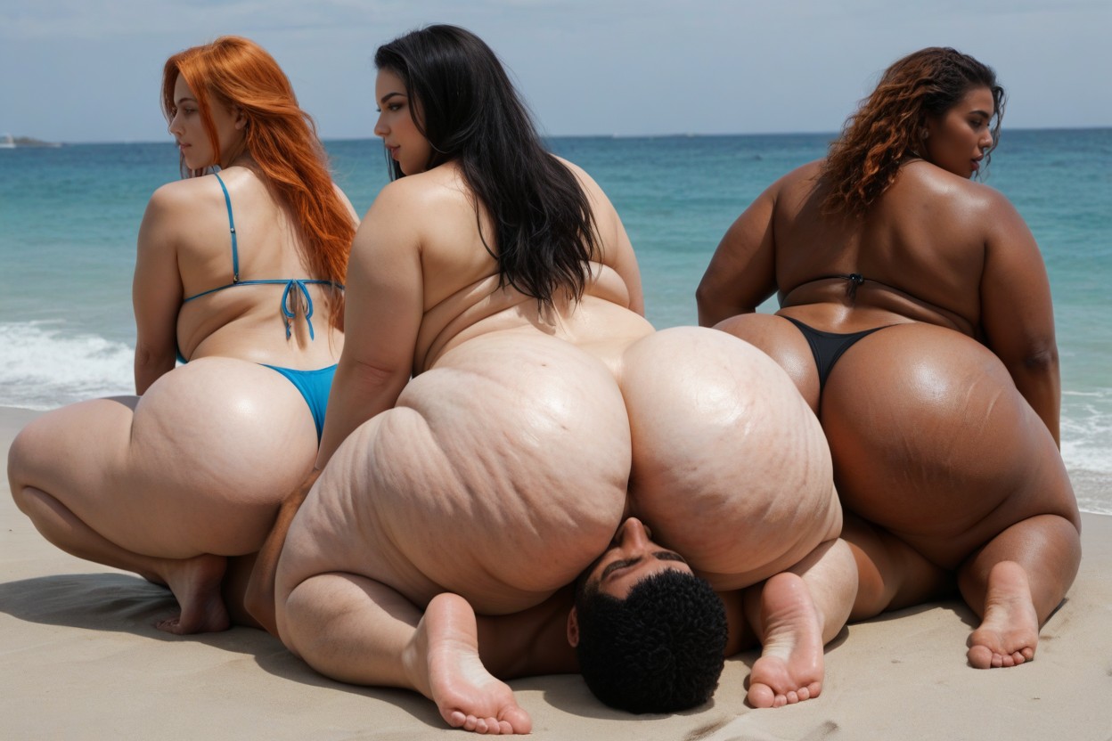 Brown Eyes, Long Hair, Dark Skin Porno IA
