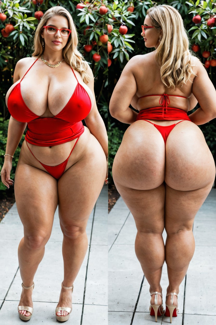 Huge Camel Toe, Ssbbw, Full Body View Porno IA