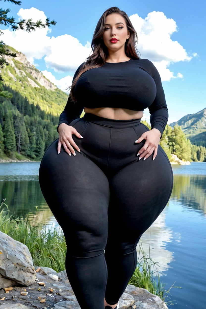 Bust Shot, Gigantic Butts, Front View AI Porn