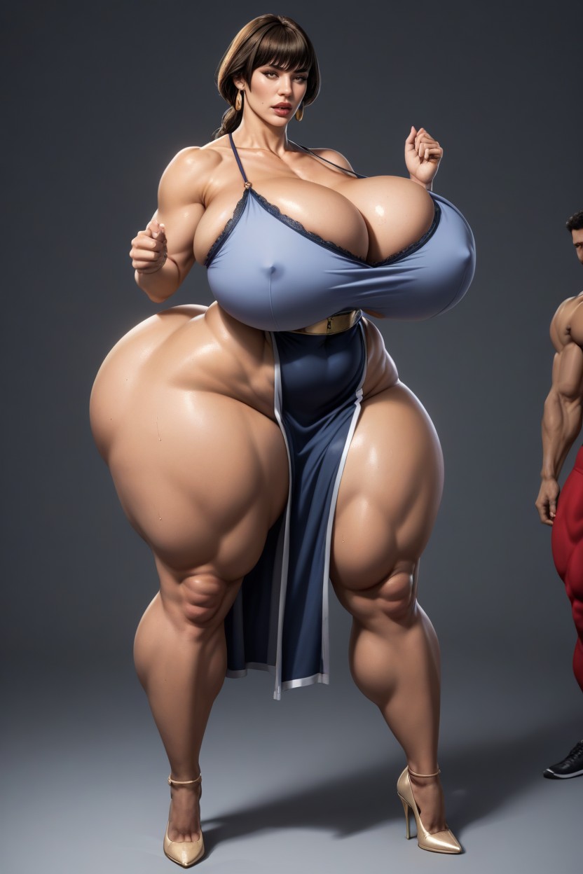 Waist, Voluptuosa, Phat Legs Porno IA