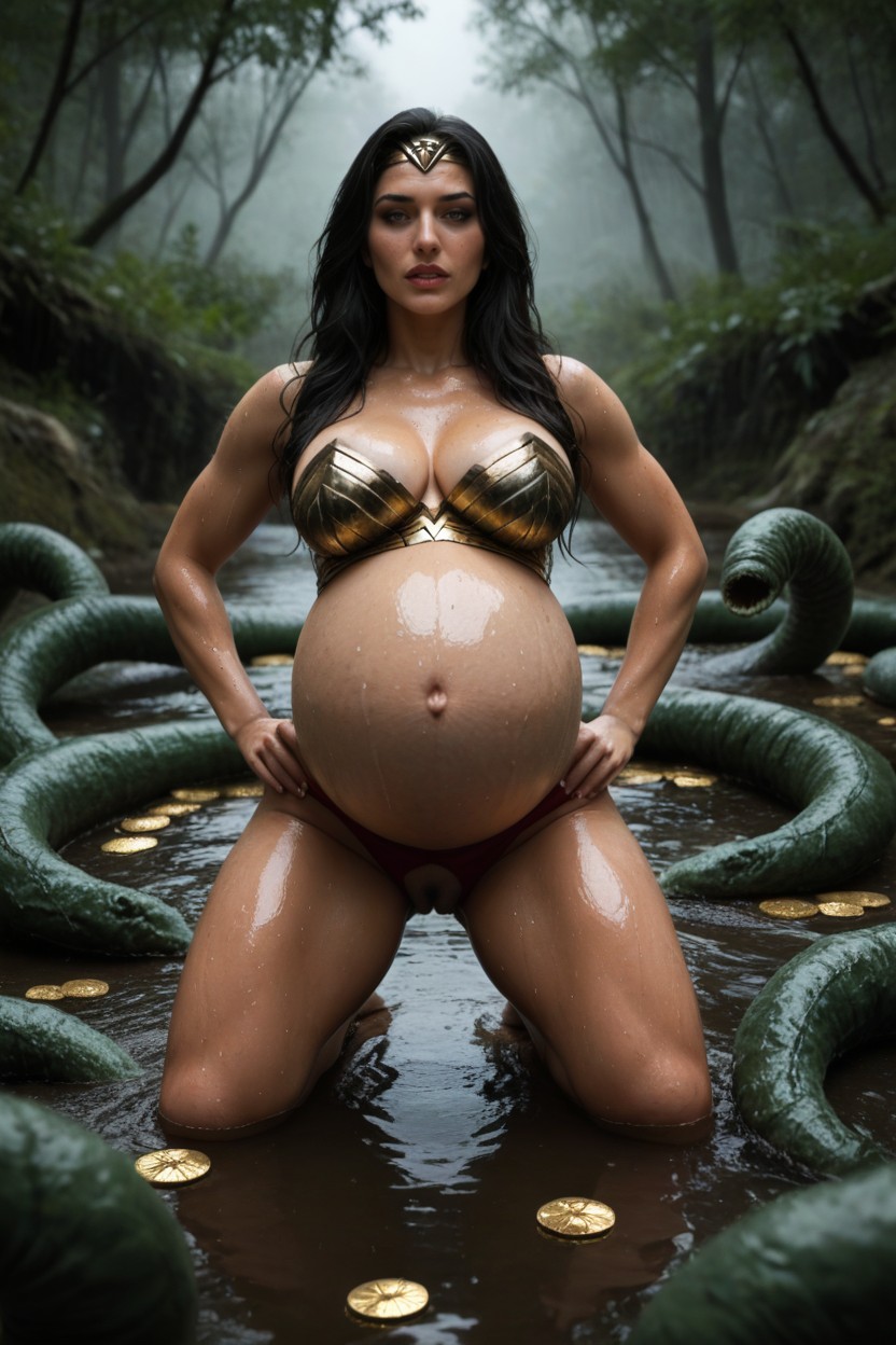 Cul Moyen, Massive Pregnant, Black Loincloth Porno IA