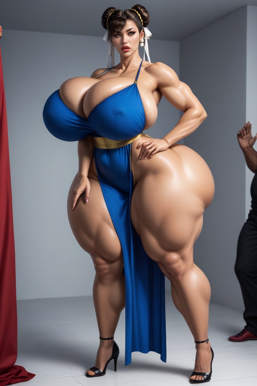 Muscle Mommy, Perfect Shapely Figure, Chun Li Porno IA
