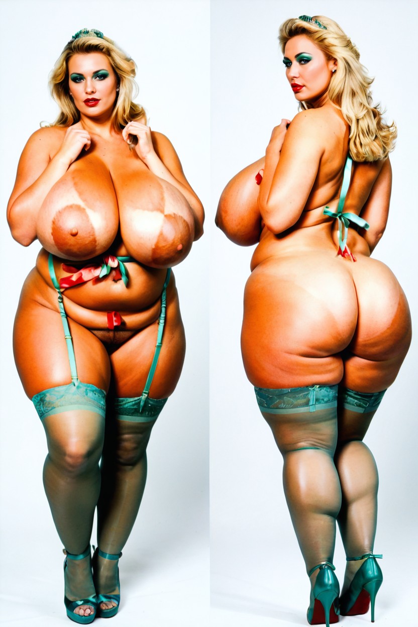 Bbw, Detailed Face, Evenly Lit AI Porn
