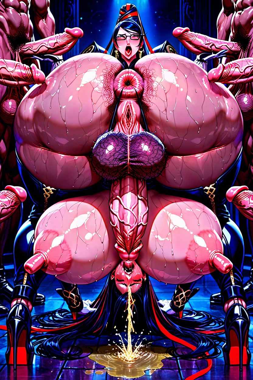 Peeing, Pee, Swollen Open Asshole Porno IA