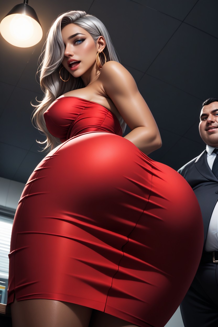 Ass Up, Pechos Medianos, Hair Over Eye Porno IA