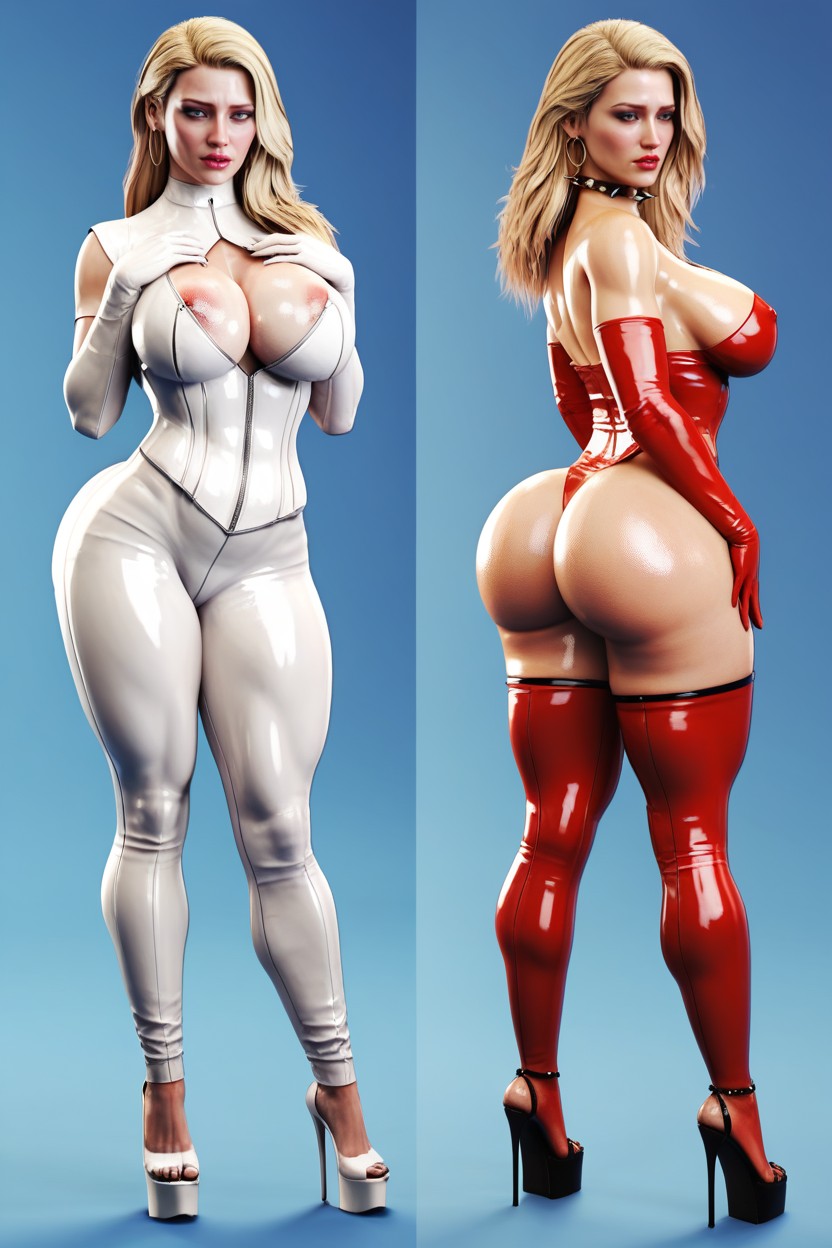 Thick Ass, D, Sorprendida Porno IA