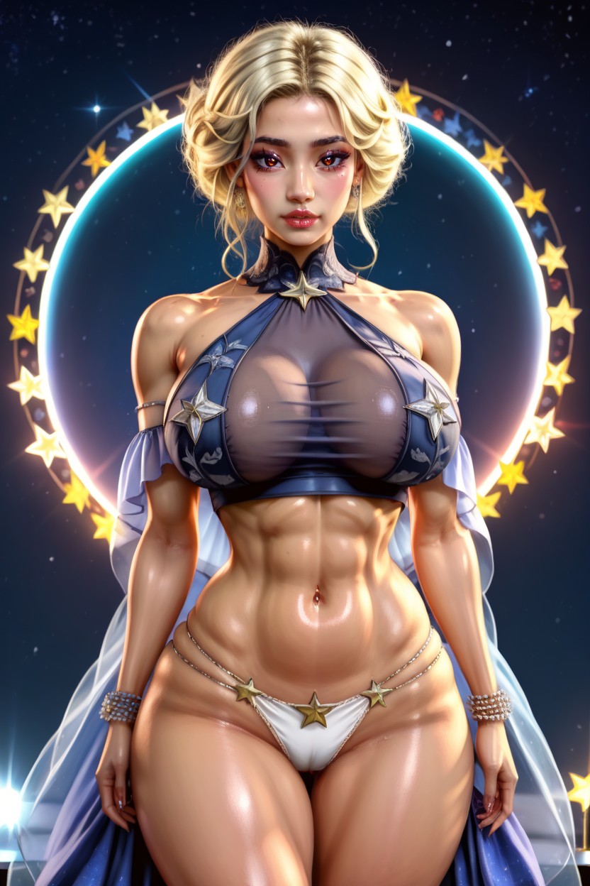 Crop Top, Ultra High Face Detailed, Gorgeous AI Porn