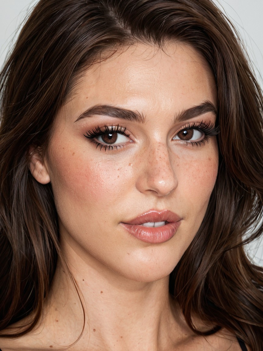 25+, Balanced Lip Shape, Expressive Eyes Porno IA