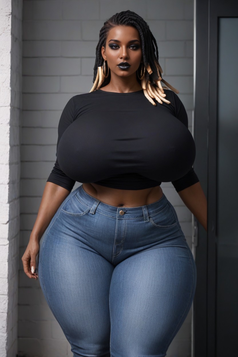 Massive Thighs, Pants, 18+ AI Porn
