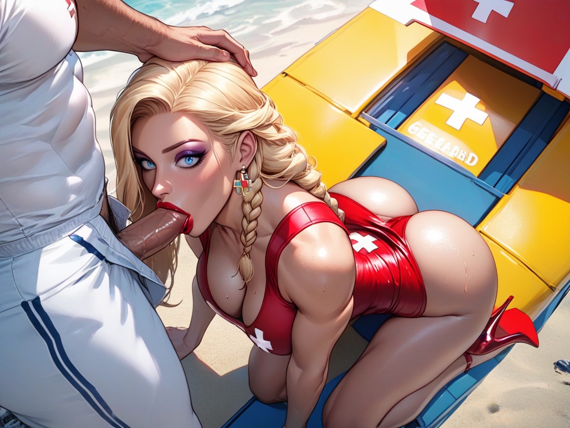 Soft Shadow, Sweet Summer Vibe, Pinup Bimbo Porno IA