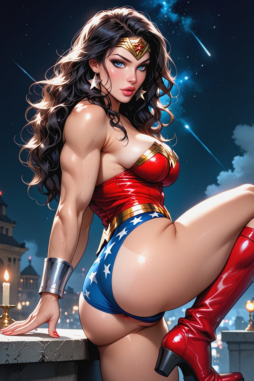Full Lips, Round Bubble Butt, Bracelets AI Porn