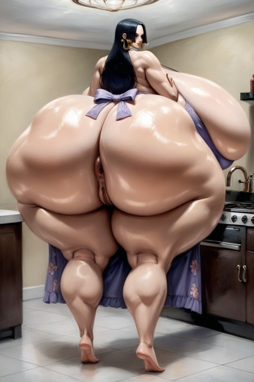 Gigantic Ass, Extreme Massive Hyper Booty, Boa Hancock Form One Piece AI Porn