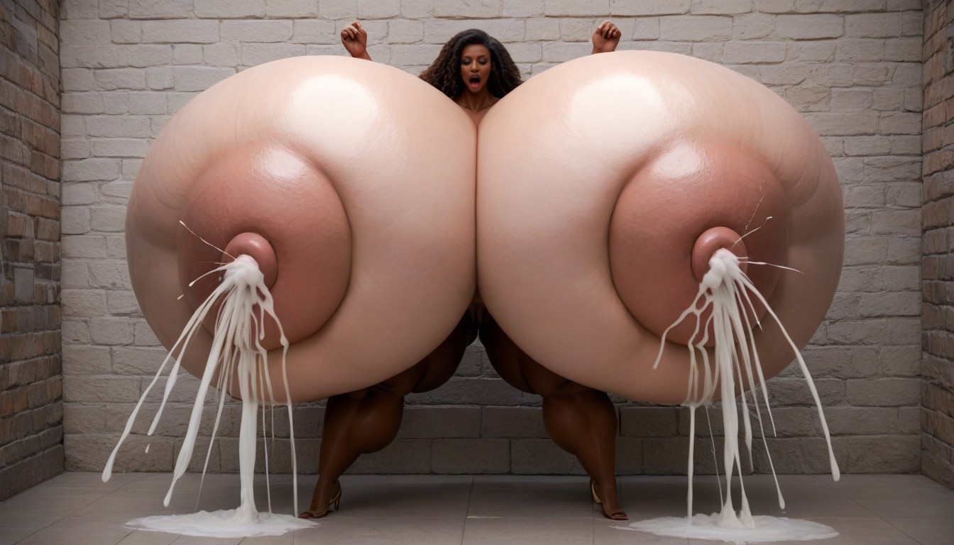 African, Gigantic Hyper Breasts, Gigantic Hyper Breasts AI Porn